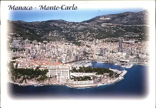 Monte Carlo Vue aerienne de Monaco Kat. Monte Carlo