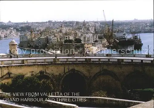 Valletta Malta Grand Harbour and Three Cities Kat. Malta