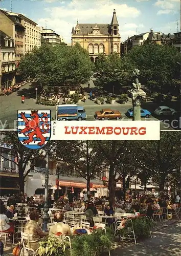 Luxembourg Luxemburg Place d Armes Kat. Luxembourg