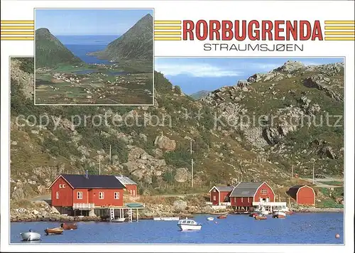 Straumsjoen Rorbugrenda med fiskerestauranten Demperiet