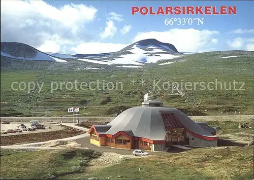 Norwegen Norge Polarsirkelen Saltfjellet Polarsirkelsenteret Kat. Norwegen