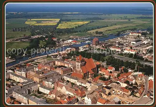 Greifswald Luftaufnahme Ostsee Universitaetstadt