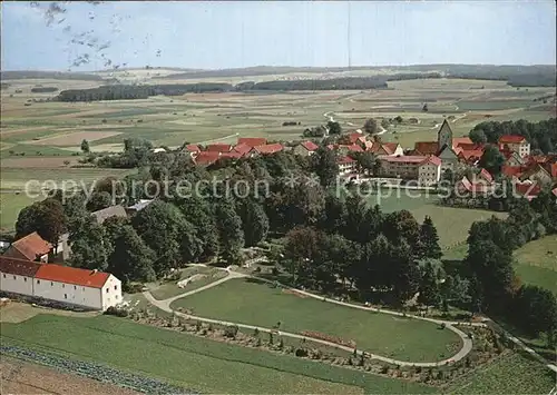 Bad Goegging Luftaufnahme Parkanlage Roemerbad Kat. Neustadt a.d.Donau