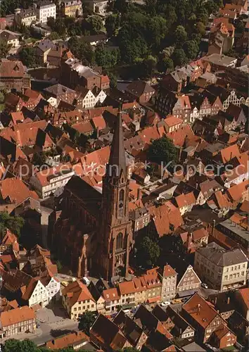 Lueneburg Luftaufnahme Sankt Nicolai Kirche Kat. Lueneburg