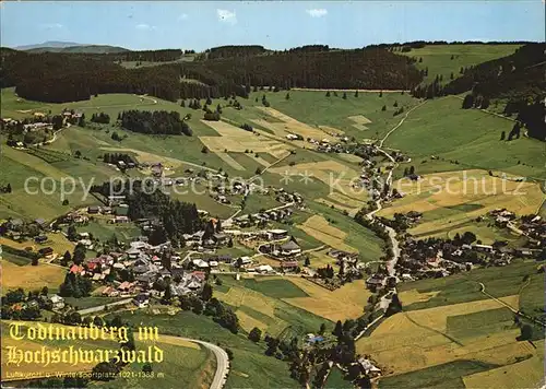 Todtnauberg Luftaufnahme Suedschwarzwald Luftkurort Kat. Todtnau