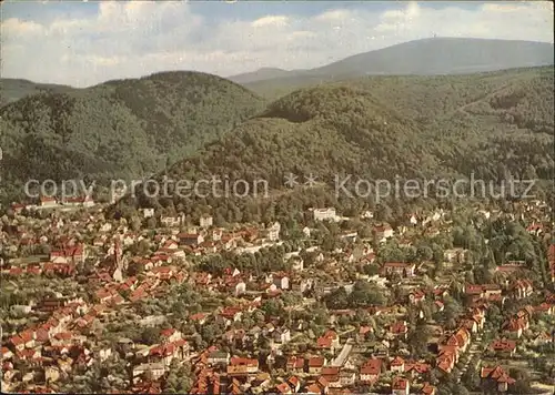 Bad Harzburg Luftaufnahme Burgberg Brocken Kat. Bad Harzburg