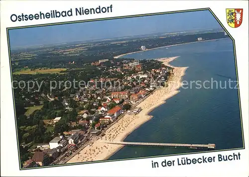 Niendorf Ostseebad TimmLuftaufnahmeendorfer Strand Luebecker Bucht  Kat. Timmendorfer Strand