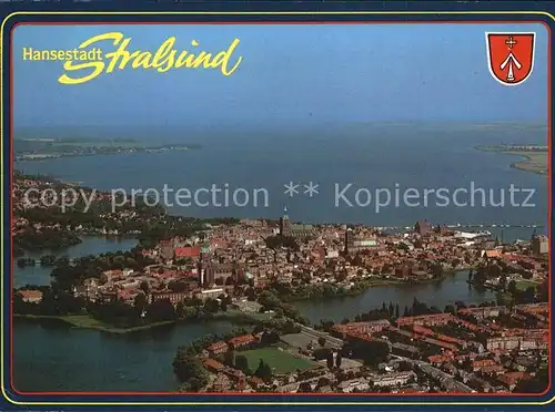 Stralsund Mecklenburg Vorpommern Luftaufnahme Kat. Stralsund