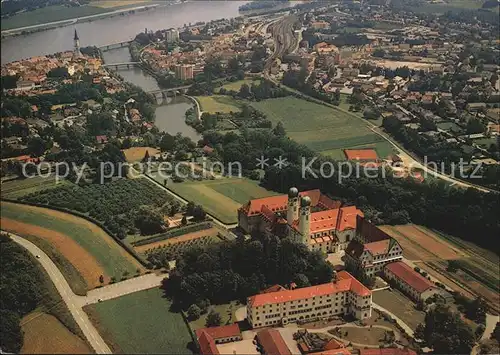 Vilshofen Donau Abtei Schweiklberg Luftaufnahme Kat. Vilshofen an der Donau