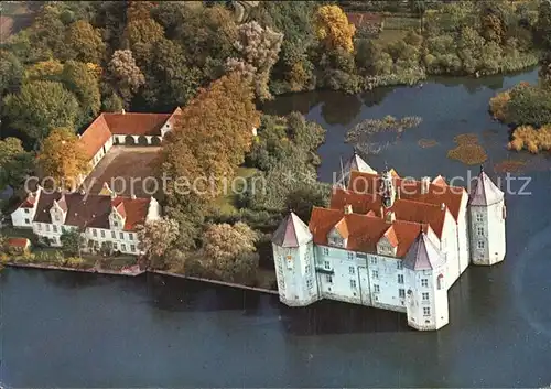 Gluecksburg Ostseebad Schloss Luftaufnahme Kat. Gluecksburg (Ostsee)