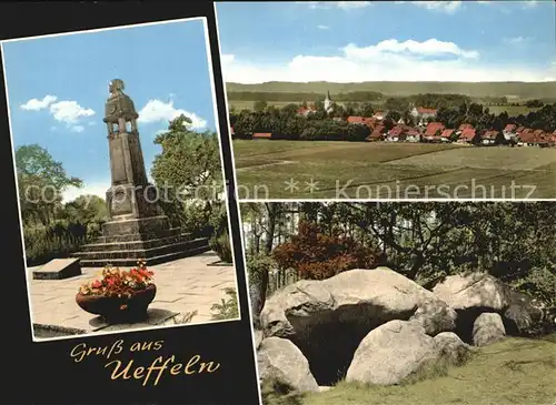 Ueffeln Huenengraeber Denkmal Panorama Kat. Bramsche