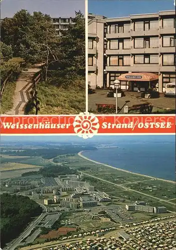 Weissenhaeuser Strand Luftaufnahme Hotelanlagen Kat. Wangels