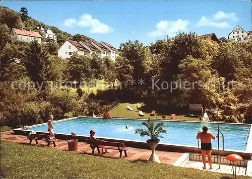 Lindenfels Odenwald Haus Karina Schwimmbad Kat. Lindenfels