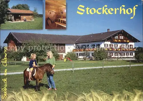 Seebruck Chiemsee Stockerhof Kat. Seeon Seebruck