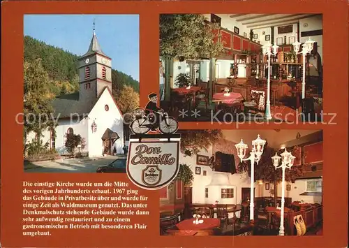 Willingen Sauerland Don Caillo Restaurant Cafe Bierstube Nackas Kat. Willingen (Upland)