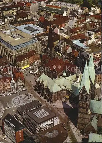 Bremen Marktplatz Luftaufnahme Kat. Bremen