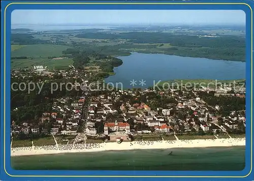 Binz Ruegen Luftaufnahme Ostsee Strand Kurhaus Kat. Binz