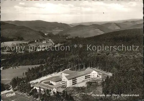 Osterode Harz Krankenhaus Luftaufnahme Kat. Osterode am Harz