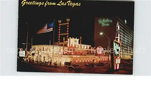 Las Vegas Nevada Holiday Inn on the Strip night view Kat. Las Vegas