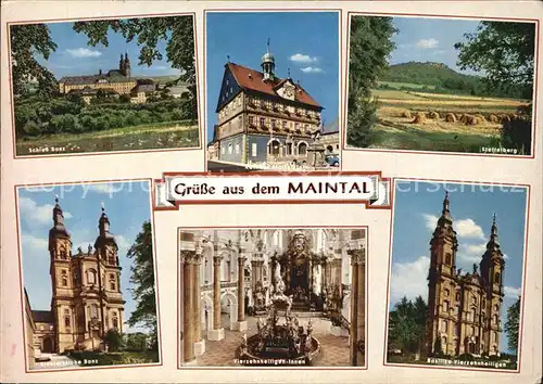 Maintal Schloss Banz Staffelberg Basilika Vierzehnheiligen Kat. Maintal