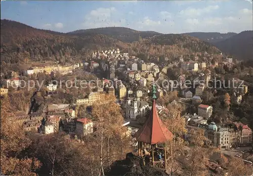 Karlovy Vary Fliegeraufnahme Kat. Karlovy Vary Karlsbad