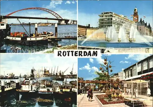 Rotterdam Hafen Bruecke Kat. Rotterdam
