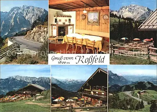 Oberau Berchtesgaden Rossfeld Berghuette Kat. Berchtesgaden