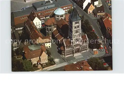 Schweinfurt Katholische Pfarrkirche Heilig Geist Fliegeraufnahme Kat. Schweinfurt