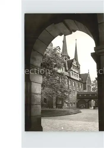 Merseburg Saale Schlosshof Kat. Merseburg