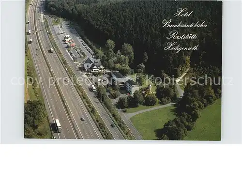 Heiligenroth Hotel Bundesautobahn Raststaette Fliegeraufnahme Kat. Heiligenroth