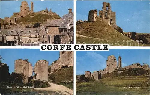 Corfe Dorset Corfe Castle Kat. Purbeck