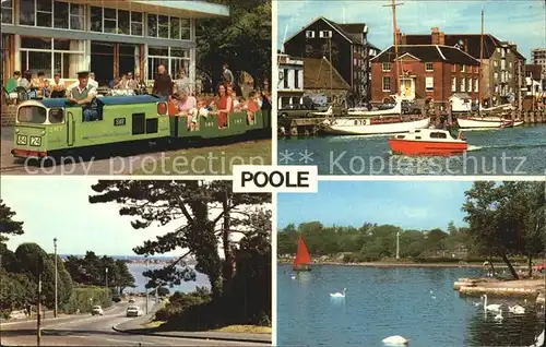 Poole Miniatur Eisenbahn Hafen Bay Park Quai Kat. Poole