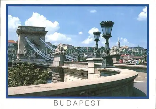 Budapest Kettenbruecke Kat. Budapest