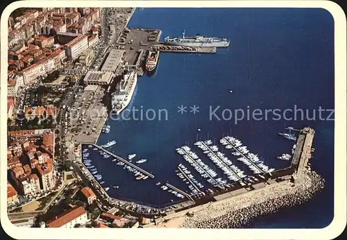 Ajaccio Hafen Fliegeraufnahme Kat. Ajaccio