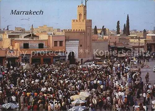 Marrakech Marrakesch Place Djemaa Kat. Marokko