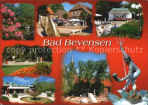 Bad Bevensen Kurpark Denkmal Kurhaus  Kat. Bad Bevensen