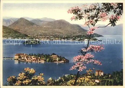 Isola Bella Fliegeraufnahme  Kat. Lago Maggiore