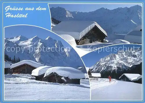 Hasliberg Schneebedeckte Huetten Kat. Meiringen