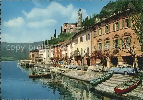 Morcote Lago di Lugano Gesamtansicht 