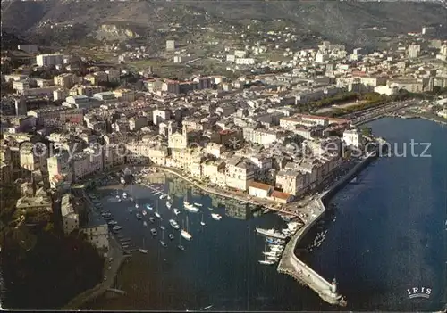Bastia Fliegeraufnahme mit Hafen Kat. Bastia