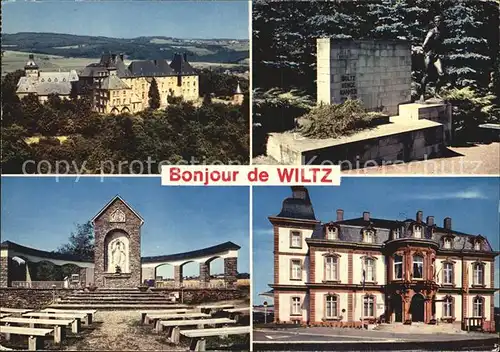 Wiltz Luxembourg Chateau Monument aux morts Kat. Luxemburg