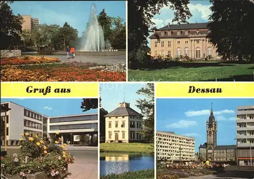 Dessau Rosslau Schloss Mosigkau Stadtpark Kat. Dessau Rosslau