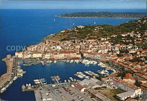 Saint Tropez Var Fliegeraufnahme mit Hafen Kat. Saint Tropez