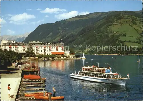 Zell See Uferpromenade und Grand Hotel Kat. Zell am See