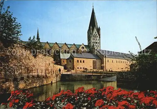 Paderborn Dom mit Kaiserpfalz Kat. Paderborn