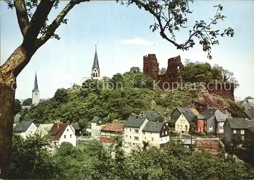 Kastellaun Hunsrueck mit Burg Kat. Kastellaun