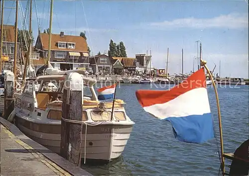 Volendam Bootshafen Kat. Niederlande