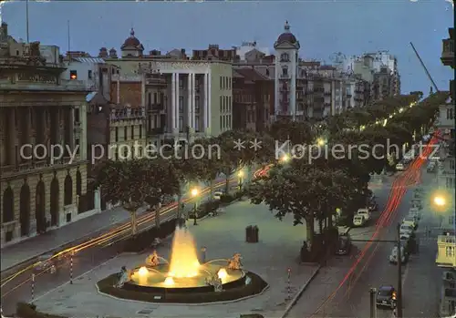 Tarragona Avenida del Generalisimo Nocturno Kat. Costa Dorada Spanien