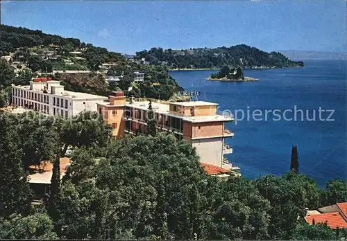 Korfu Corfu Blick auf Perama Kat. Griechenland