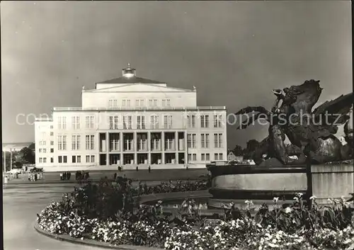 Leipzig Opernhaus am Karl Marx Platz Kat. Leipzig